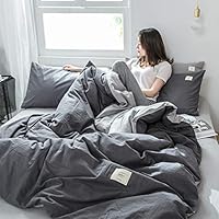 ウエットシーツセット Amazon｜掛け布団カバー ダブル4点セット バイカラー カラフル